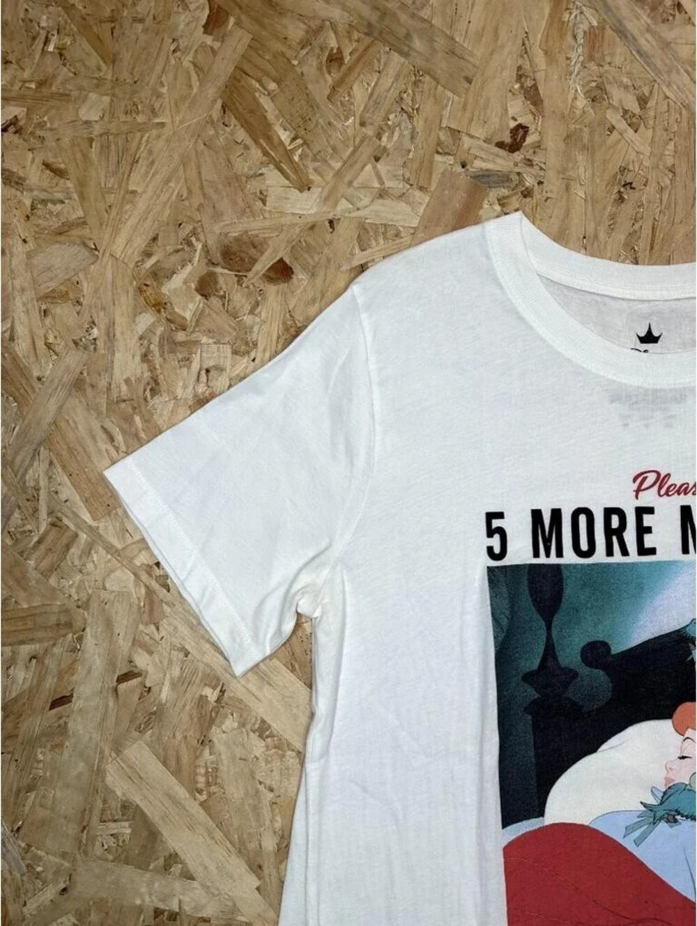 Disney Princess Cinderella Pull & Bear Graphic T-Shirt Girls Size M White Tee